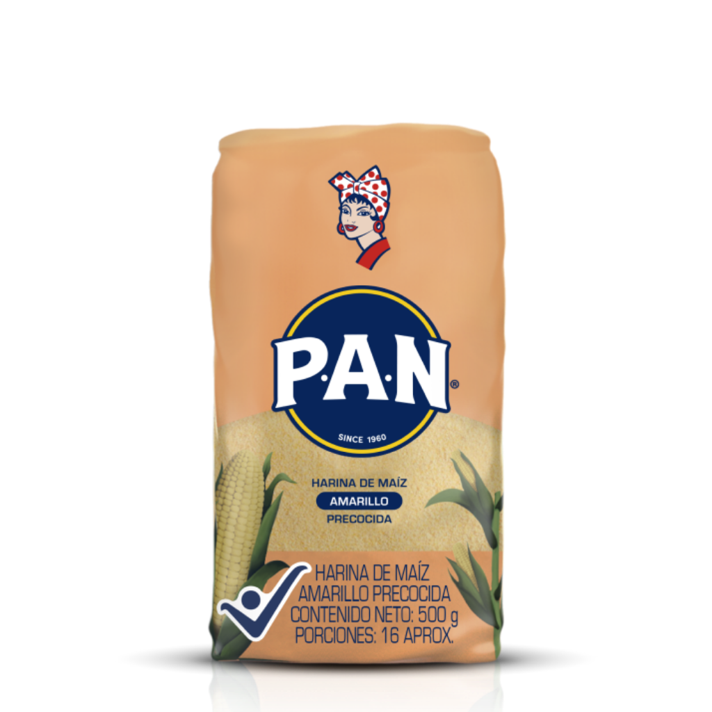 HARINA PRECOCIDA DE MAÍZ AMARILLO P.A.N. 500 g