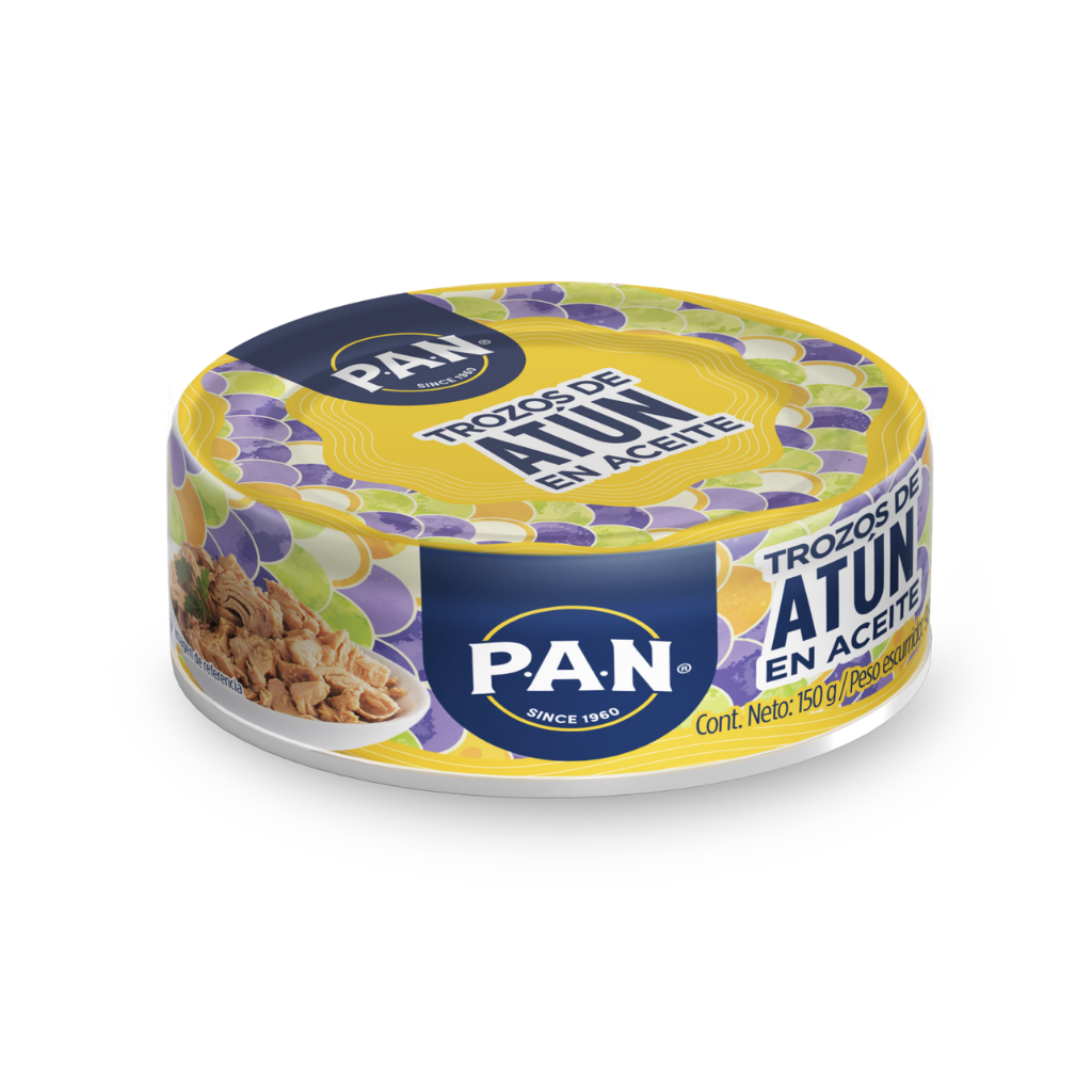 Trozos de atún en aceite Gust. P.A.N. 150 gr